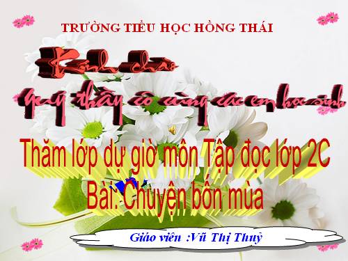 Tuần 19. Chuyện bốn mùa