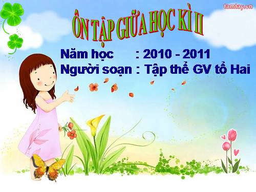 ÔN TẬP KIỂM TRA GIỮA HKII - LỚP 2