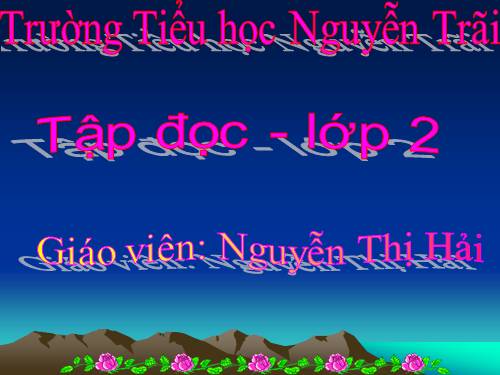 Tuần 25. Bé nhìn biển