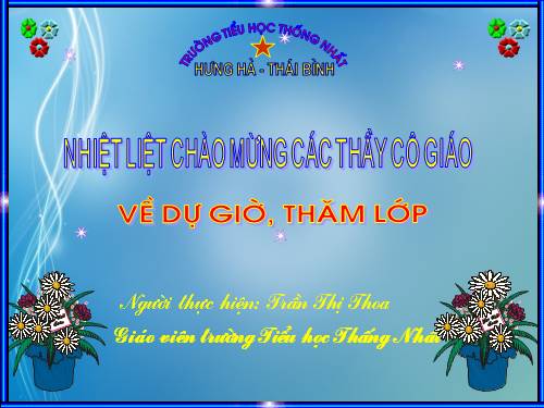 Tuần 21. Chim sơn ca và bông cúc trắng