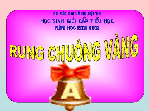Rung chuong vang