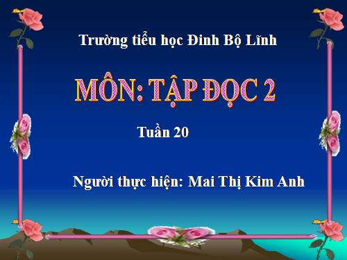 Tuần 20. Mùa xuân đến