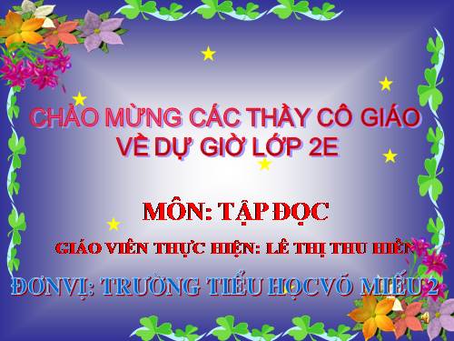 Tuần 16. Thời gian biểu