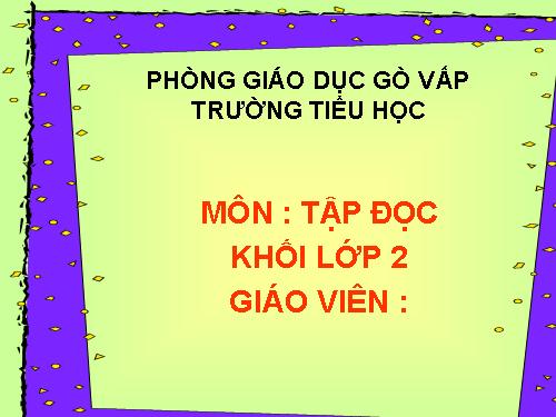 Tuần 31. Chiếc rễ đa tròn
