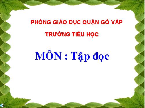 Tuần 28. Kho báu