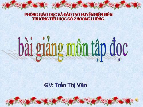 Tuần 13. Quà của bố
