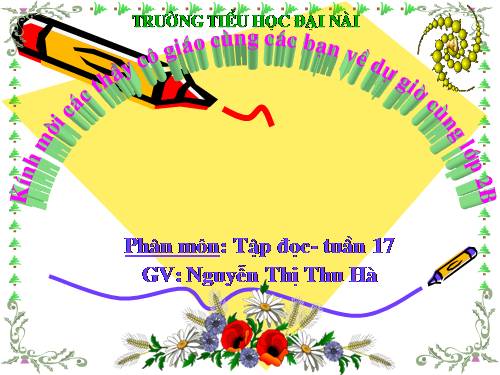 Tuần 17. Gà tỉ tê với gà