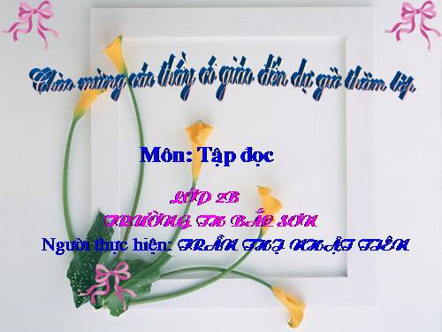 Tuần 17. Gà tỉ tê với gà