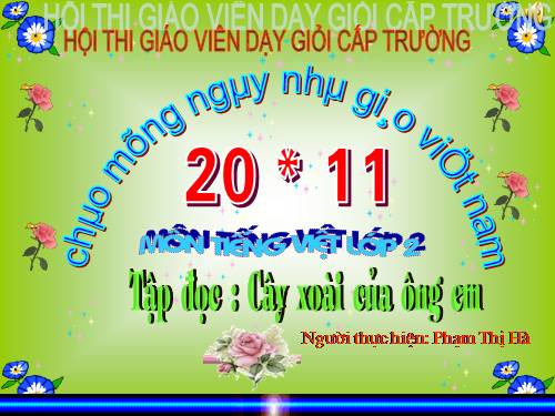 Tuần 11. Cây xoài của ông em