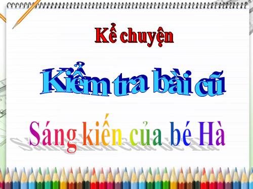 Tuần 11. Bà cháu