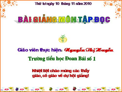Tuần 12. Mẹ