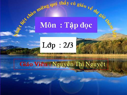 Tuần 11. Cây xoài của ông em