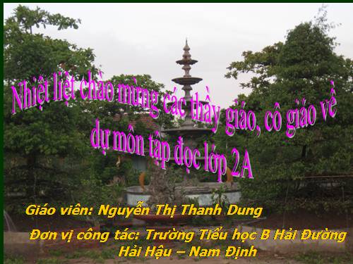 Tuần 8. Bàn tay dịu dàng