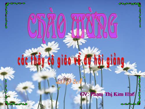 Tuần 8. Bàn tay dịu dàng