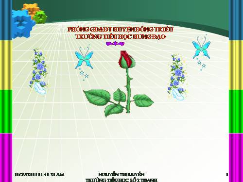 Tuần 8. Bàn tay dịu dàng
