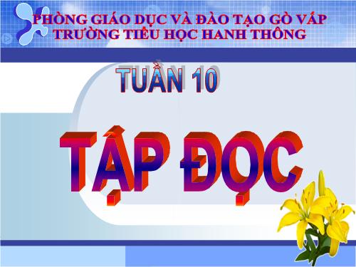 Tuần 10. Bưu thiếp