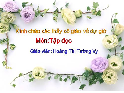 Tuần 8. Bàn tay dịu dàng