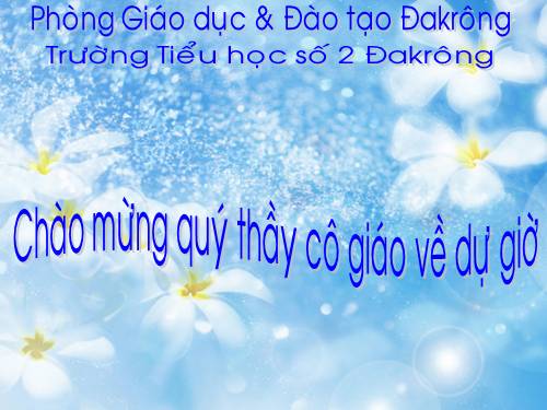 Tuần 8. Bàn tay dịu dàng