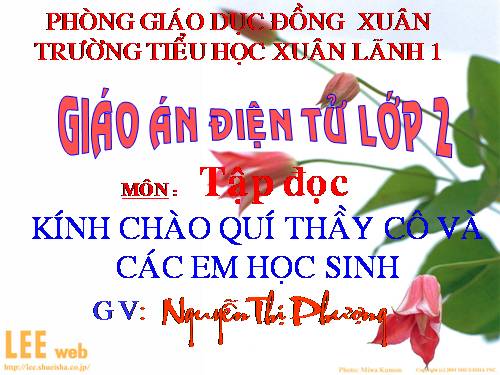 Tuần 15. Bé Hoa