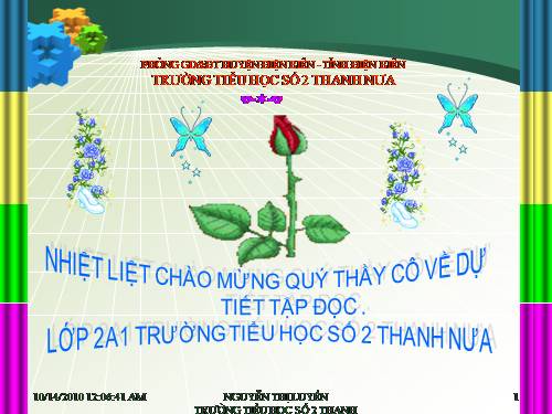 Tuần 8. Bàn tay dịu dàng