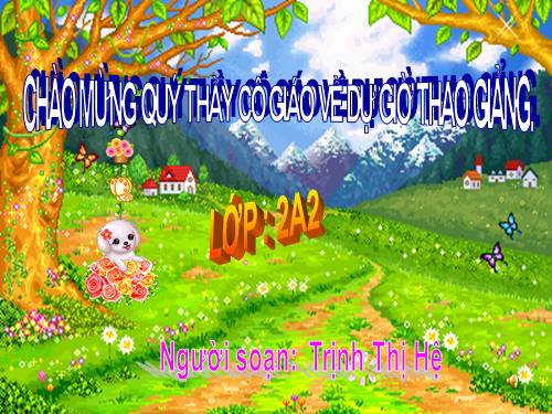 Tuần 8. Bàn tay dịu dàng