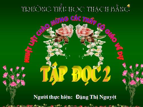 Tuần 8. Bàn tay dịu dàng