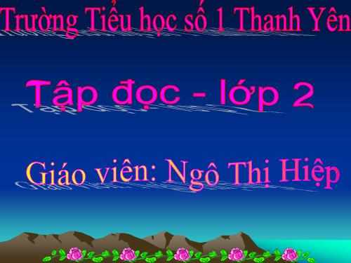 Tuần 25. Bé nhìn biển