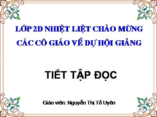 Tuần 8. Người mẹ hiền