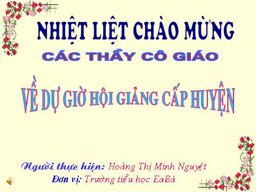 Tuần 21. Chim sơn ca và bông cúc trắng