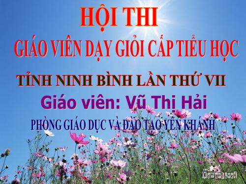 Tuần 20. Mùa xuân đến