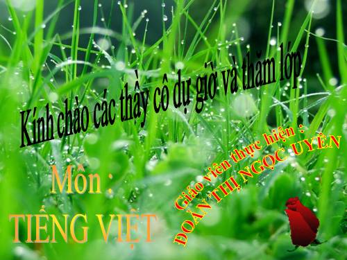 Tuần 35. Ôn tập cuối Học kì II