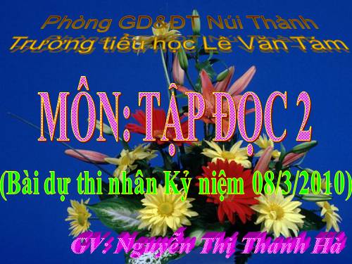 Tuần 20. Mùa xuân đến