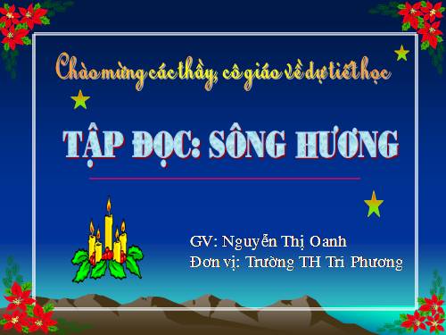 Tuần 26. Sông Hương
