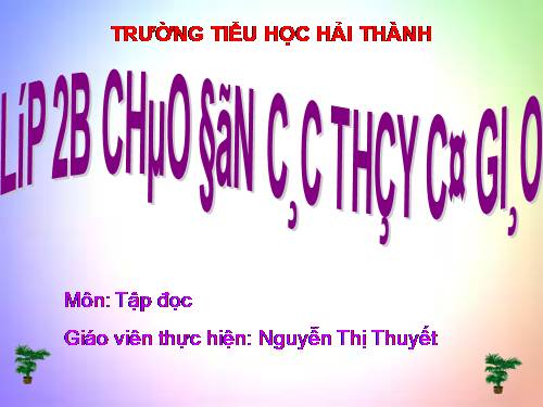Tuần 11. Bà cháu