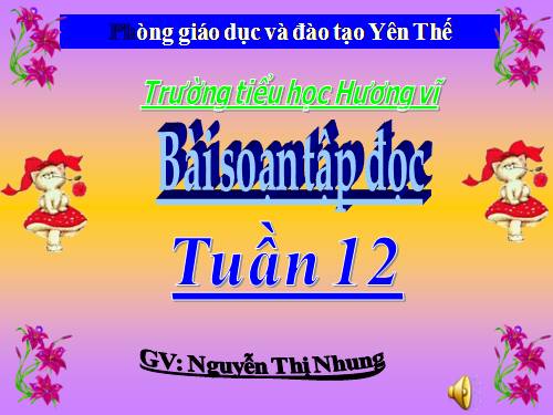 Tuần 12. Mẹ