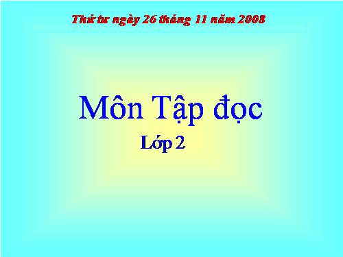 Tuần 13. Quà của bố