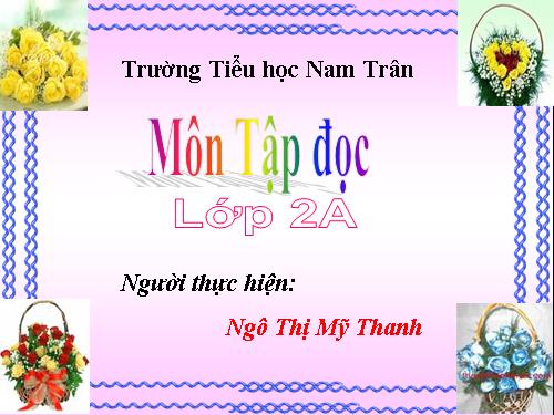 Tuần 6. Ngôi trường mới