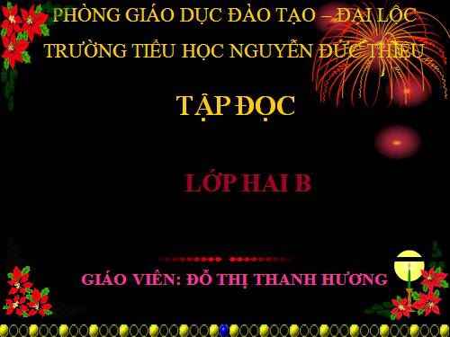Tuần 8. Bàn tay dịu dàng