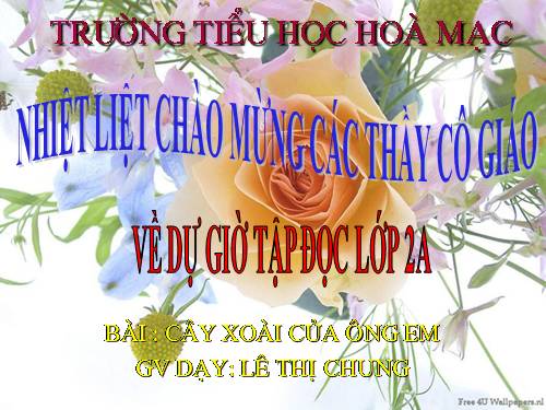 Tuần 11. Cây xoài của ông em