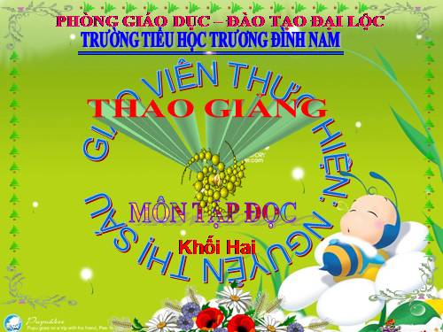 Tuần 8. Bàn tay dịu dàng