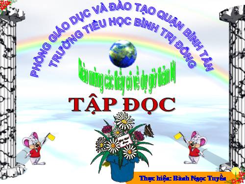 Tuần 13. Bông hoa Niềm Vui