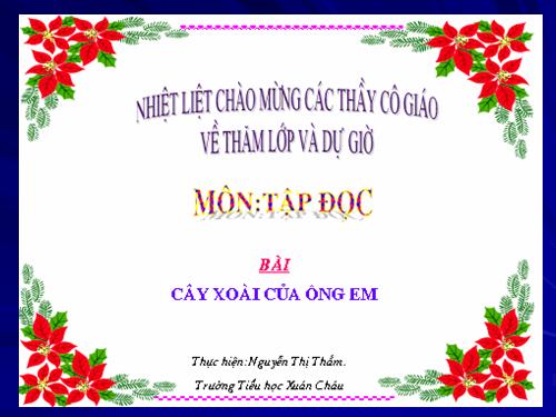 Tuần 11. Cây xoài của ông em