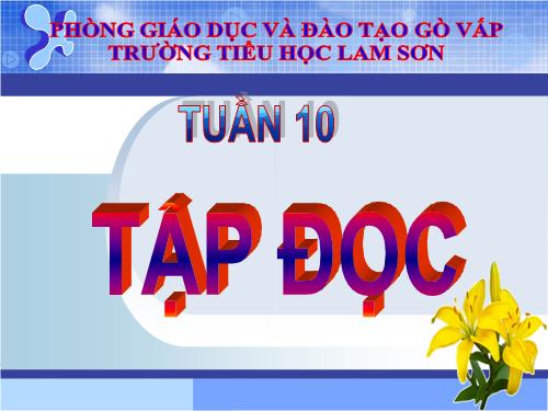 Tuần 10. Bưu thiếp