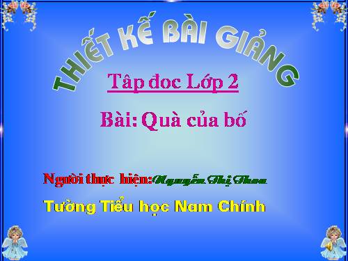 Tuần 13. Quà của bố