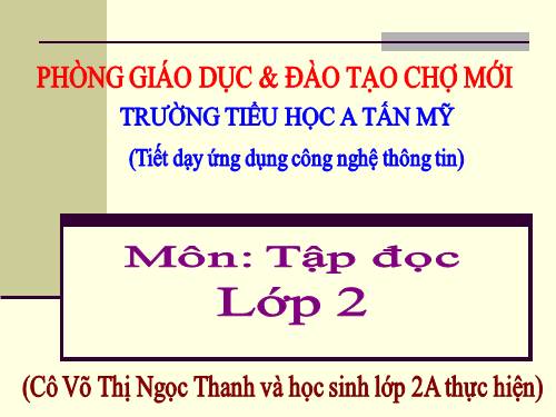 Tuần 31. Chiếc rễ đa tròn