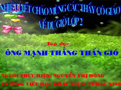 Tuần 20. Ông Mạnh thắng Thần Gió