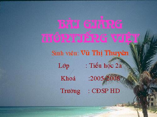 Tuần 20. Mùa xuân đến