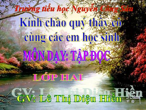 Tuần 19. Thư Trung thu
