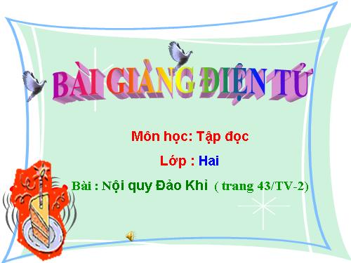 Tuần 23. Nội quy Đảo khỉ