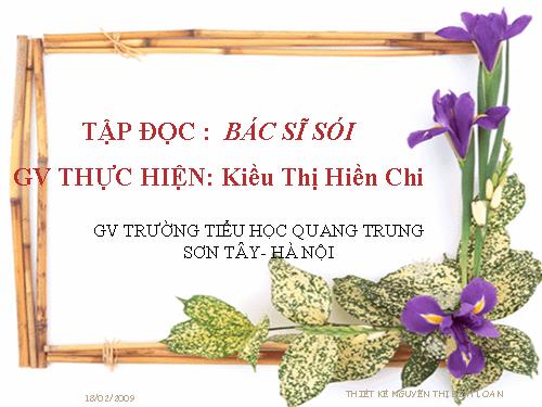 Tuần 23. Bác sĩ Sói